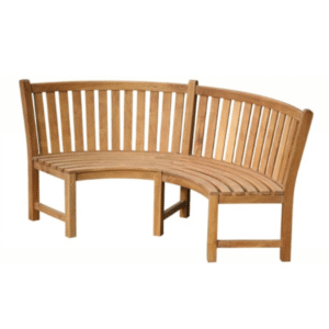 CURVED BENCH NO ARM