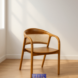 EVA CHAIR WITH RATTAN